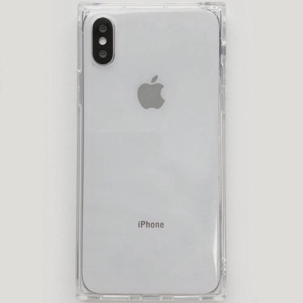 Square Transparent IPhone Case 🦋